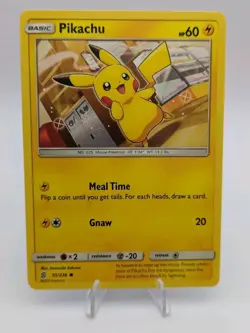 Pokemon Cards Pikachu Non Holo 55/236 Unified Minds NM 2019 - Image 1