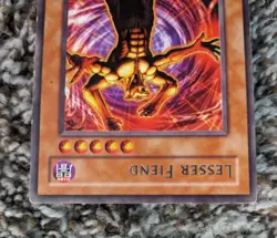 Yugioh - Lesser Fiend - LOD-003 - Rare 1st Edition NA English Vintage - Image 2