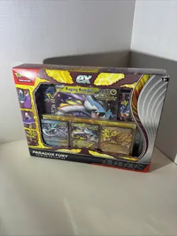 ✅ Pokemon TCG Paradox Fury Premium Collection 2024 Exclusive Cards Box - SEALED - Image 1