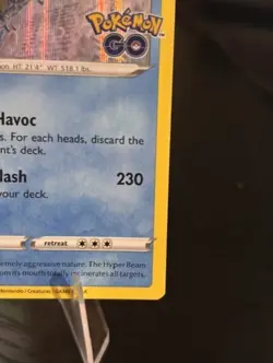 Pokemon TCG Gyarados Pokemon Go 022/078 Holo Holo Rare - Image 5