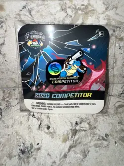 Pokemon Mega Blastoise NAIC 2026 Competitor Kit Playmat Deck Box Sleeves Hat Pin - Image 2