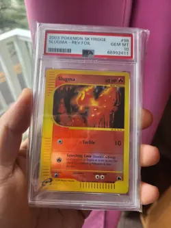 2003 Pokemon Skyridge Slugma #98 Reverse Foil Holo PSA 10 - Low Pop - Pop 31 - Image 1