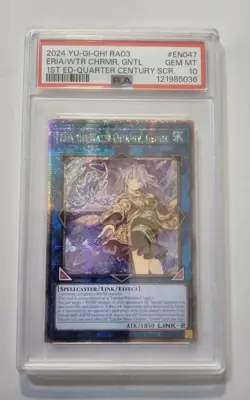 Eria the Water Charmer Gentle Quarter Century Secret Rare 2024 Yugioh PSA 10 - Image 1