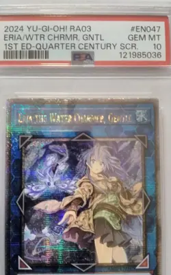 Eria the Water Charmer Gentle Quarter Century Secret Rare 2024 Yugioh PSA 10 - Image 2