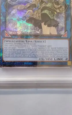 Eria the Water Charmer Gentle Quarter Century Secret Rare 2024 Yugioh PSA 10 - Image 3