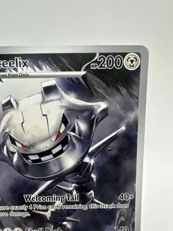 Steelix IR 150/132 Mega Evolution Pokemon TCG Illustration Rare NM - Image 4
