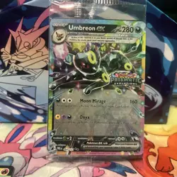Pokemon Prismatic Evolutions Umbreon EX Stamped Surprise Box Promo 060/131 Seal - Image 3