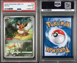 2025 POKEMON SIMPLIFIED CHINESE CBB2 C 0115/15 EEVEE PSA 10 - Image 3