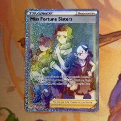 Pokemon MISS FORTUNE SISTERS 209/196 - Lost Origin - HYPER RARE FULL ART - Image 1