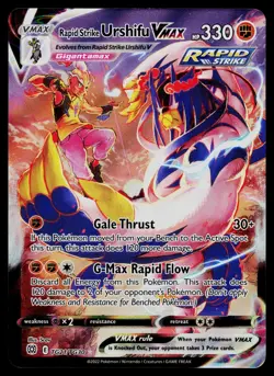 RAPID STRIKE URSHIFU VMAX TG21/TG30 HOLO BRILLIANT STARS TRAINER GALLERY NM - Image 1