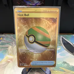 Pokemon TCG Nest Ball 255/198 SV01 Scarlet & Violet Hyper Rare Holo EN - Image 1