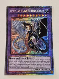 Light and Darkness Dragonlord MP25-EN009 Starlight Rare Yugioh 2025 Mega Pack - Image 1