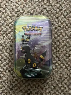 Pokemon TCG Prismatic Evolutions Umbreon Mini Tin NEW SEALED - Image 1