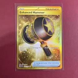 Pokemon Enhanced Hammer 224/167 Twilight Masquerade Hyper Rare Gold NM - Image 1