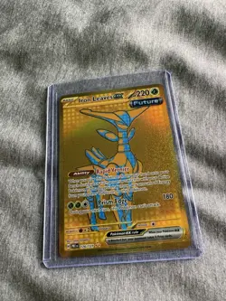 Pokemon Iron Leaves ex 176/131 Prismatic Evolutions Holo Hyper Rare Gold NM - Image 1
