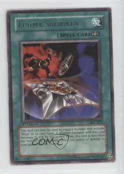 Fuhma Shuriken 1st Ed. YuGiOh Invasion of Chaos #IOC-031 2004 READ - Image 1