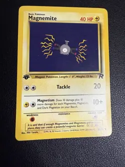 Pokemon TCG Magnemite 1st Edition 60/82 Team Rocket - Image 1