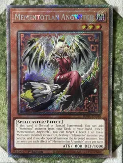 YuGiOh MEMENTOTLAN ANGWITCH Platinum Secret Rare RA04-EN048 - Image 2