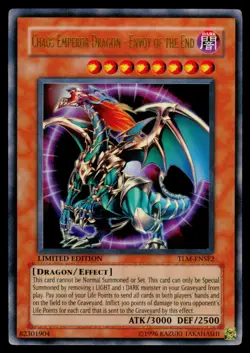 Chaos Emperor Dragon - Envoy of the End - TLM-ENSE2 LP Lost Millennium YuGiOh - Image 1