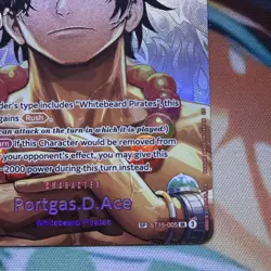 Portgas.D.Ace ST15-005 SP One Piece TCG English OP16 The Time of Battle - Image 5