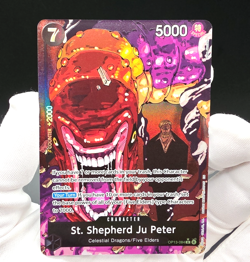 One Piece St. Shepherd Ju Peter OP13-084 Alt Art AA Rare English NM Fresh Pull - Image 2