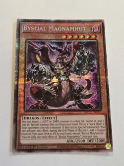 Bystial Magnamhut MP25-EN043 Starlight Rare Yugioh 2025 Mega Pack 1st Edition - Image 1