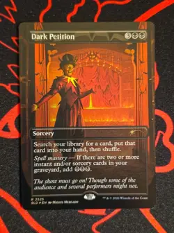 MTG Dark Petition x1 Near Mint *FOIL* from Secret Lair Drop Series - Image 3