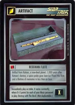 Star Trek: Ressikan Flute [Foil] [Moderately Played] ST1E: Reflections - ST 1E S - Image 1