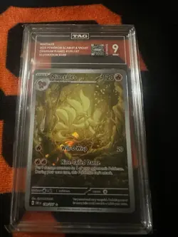 Ninetales Pokemon TCG Obsidian Flames Full Art Card 199/197 TAG 9 - Image 1