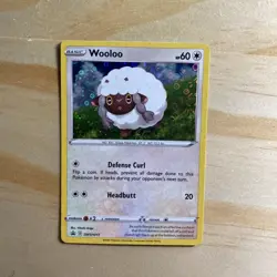 Wooloo Pokemon Sword and Sheild Black Star Promo SWSH011 - Image 1