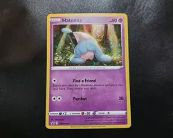 Hatenna SWSH040 General Mills Holo Black Star Promo Pokemon Card NM - Image 1