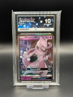 Mewtwo GX 31/68 Hidden Fates ACE 10 Gem Mint Pokemon TCG Card - Image 1