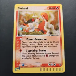 2003 Torkoal 12/97 - eReader Dragon Holo Rare - Pokemon TCG - LP - Image 1