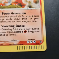 2003 Torkoal 12/97 - eReader Dragon Holo Rare - Pokemon TCG - LP - Image 3