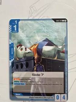 English Gundam Card Game Beta -Side 7 GD01-124 - Image 1