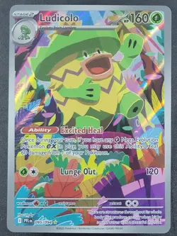 Ludicolo 095/094 Phantasmal Flames Illustration Rare Pokemon TCG - Image 1