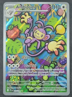 Ambipom 107/094 Phantasmal Flames Illustration Rare Pokemon TCG - Image 1