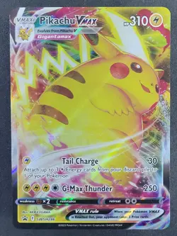 Pikachu VMAX SWSH286 Ultra Rare Black Star Promo Pokemon TCG - Image 1