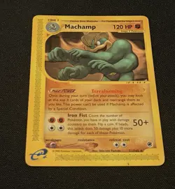 Wizards of the Coast Machamp Expedition 51/165 Rare Holo 120HP English creased:( - Image 1