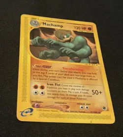 Wizards of the Coast Machamp Expedition 51/165 Rare Holo 120HP English creased:( - Image 2