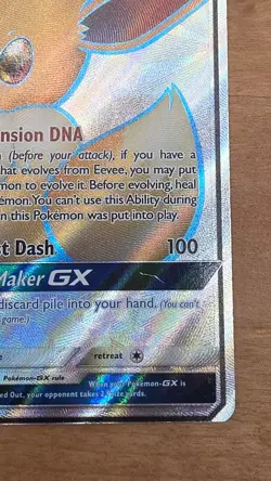 Pokemon TCG Eevee GX SM242 Sun & Moon Promo Holo - Image 4
