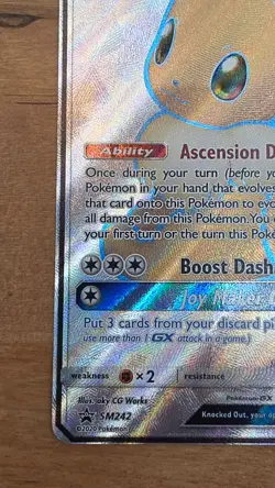 Pokemon TCG Eevee GX SM242 Sun & Moon Promo Holo - Image 5