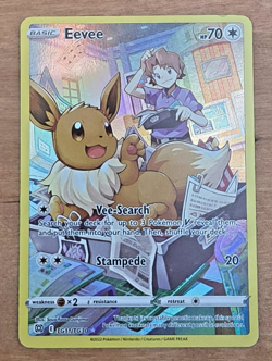 Eevee TG11/TG30 Holo Brilliant Stars Trainer Gallery Pokemon Holo - Image 1