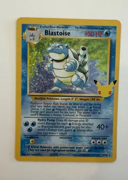 Pokemon TCG Blastoise Celebrations Classic Collection 2/102 Holo English - Image 1