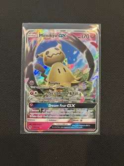 Pokemon Mimikyu GX Ultra Rare Full Art Holo 149/214 99% perfect condition!!! - Image 1