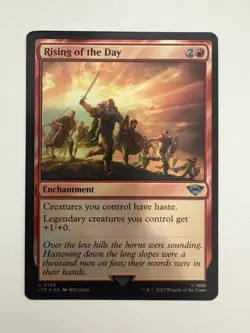 Rising of the Day Foil MTG Magic the Gathering Card NM Near Mint LTR - Image 1