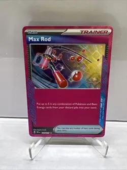 Max Rod 116/131 SV: Prismatic Evolutions Pokemon Card TCG - Image 1