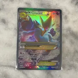 M Alakazam EX 118/124 XY Ultra Rare Full Art Holo 210 HP Pokemon TCG English - Image 1