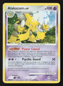 Alakazam Holo Rare MT 2/123 LP Pokemon TCG - Image 1