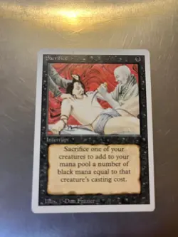 Sacrifice, Revised Edition Magic Cards, MP, COMBINED SHIPPING - Image 1